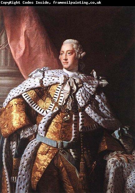 Allan Ramsay Portrait of George III, circa 1762.